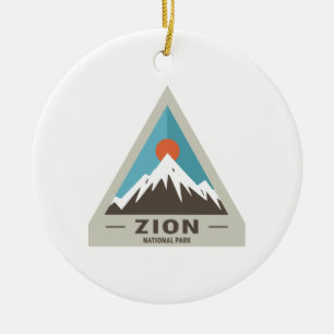 Nationaal Park Zion Keramisch Ornament