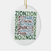 Nationaal Park Zion Keramisch Ornament (Rechts)