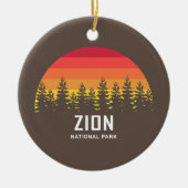 Nationaal Park Zion Keramisch Ornament (Voorkant)