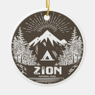Nationaal Park Zion Keramisch Ornament