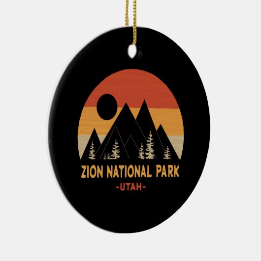 Nationaal Park Zion Keramisch Ornament (Rechts)
