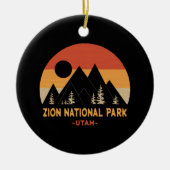 Nationaal Park Zion Keramisch Ornament (Voorkant)