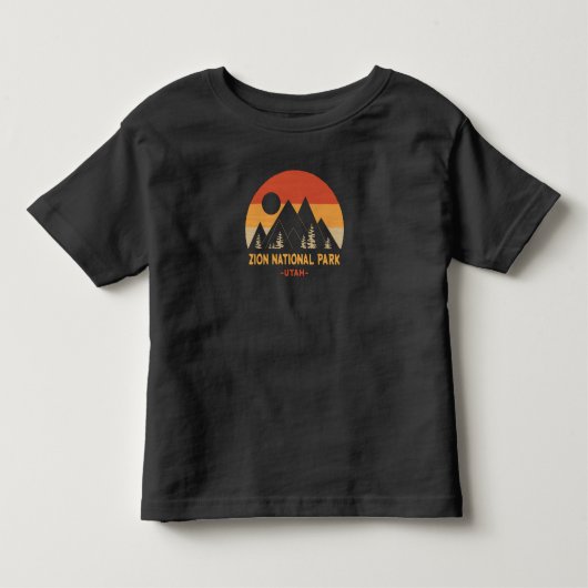 Nationaal Park Zion Kinder Shirts (Voorkant)
