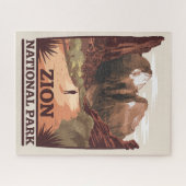 Nationaal Park Zion Legpuzzel (Horizontaal)