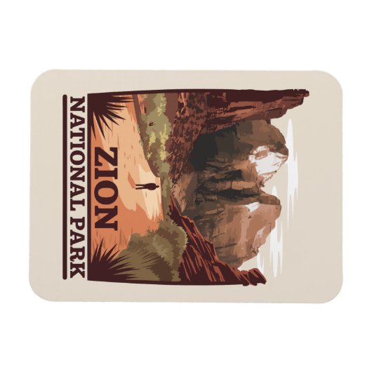 Nationaal Park Zion Magneet (Horizontaal)