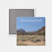 Nationaal Park Zion Magneet (Voorkant / Achterkant)