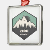 Nationaal Park Zion Metalen Ornament (Links)