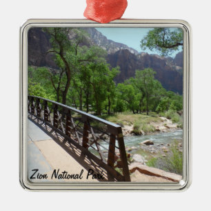 Nationaal Park Zion Metalen Ornament