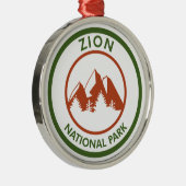 Nationaal Park Zion Metalen Ornament (Rechts)