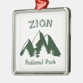 Nationaal Park Zion Metalen Ornament (Links)