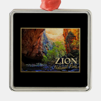 Nationaal Park Zion Metalen Ornament