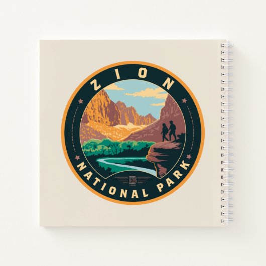 Nationaal Park Zion Notitieboek (Achterkant)