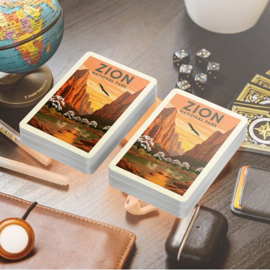 Nationaal Park  Zion Pokerkaarten
