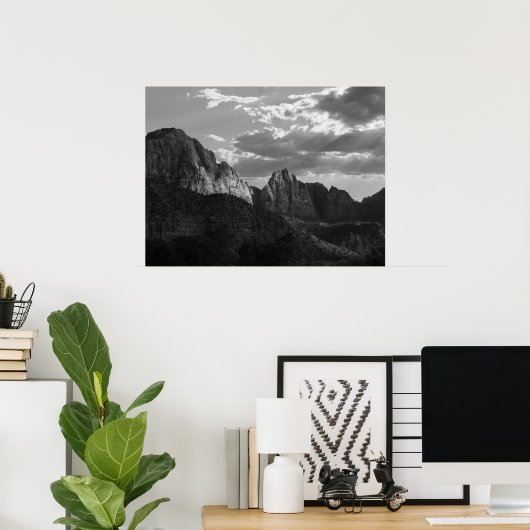 Nationaal Park Zion Poster (Thuiskantoor)