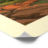 Nationaal Park  Zion Poster (Hoek)