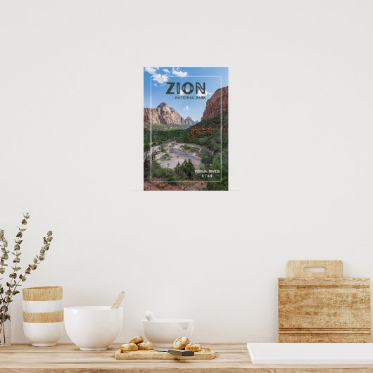 Nationaal Park Zion Poster (Keuken)