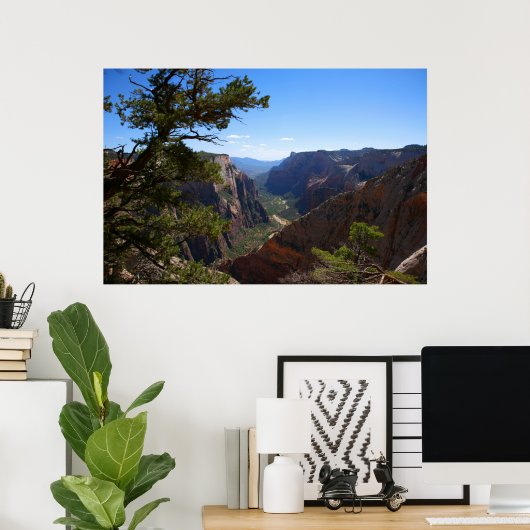 nationaal park zion poster (Thuiskantoor)