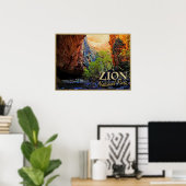 Nationaal Park Zion Poster (Thuiskantoor)