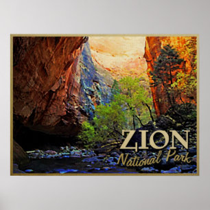 Nationaal Park Zion Poster