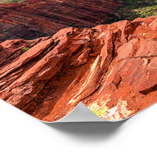 Nationaal Park Zion Poster (Hoek)