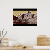 nationaal park zion poster (Keuken)