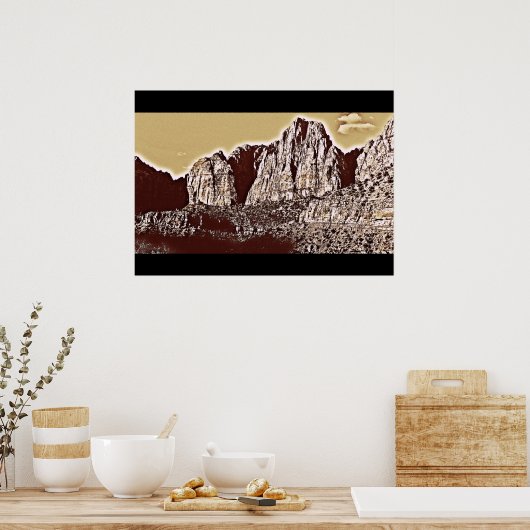 nationaal park zion poster (Keuken)