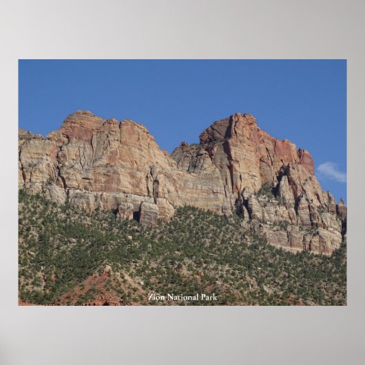 Nationaal Park Zion Poster (Voorkant)