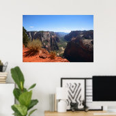 nationaal park zion poster (Thuiskantoor)