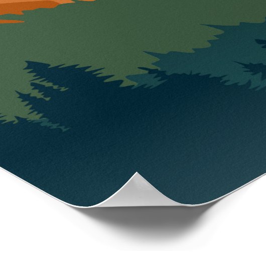 Nationaal Park Zion Poster (Hoek)