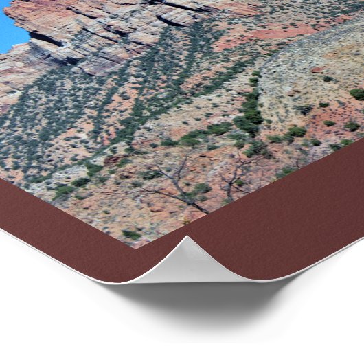 Nationaal Park Zion Poster (Hoek)