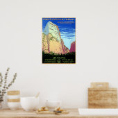  nationaal park Zion Poster (Keuken)