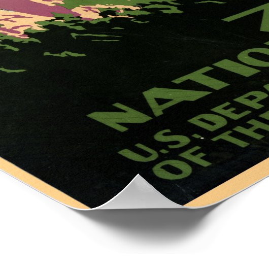  nationaal park Zion Poster (Hoek)