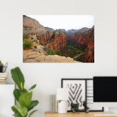 nationaal park zion poster (Thuiskantoor)