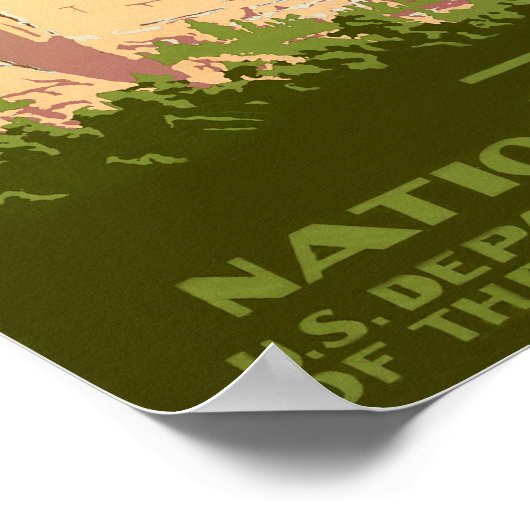 Nationaal Park Zion Poster (Hoek)