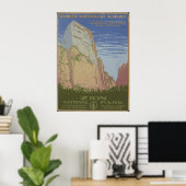 Nationaal Park Zion Poster (Thuiskantoor)