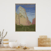 Nationaal Park Zion Poster (Keuken)