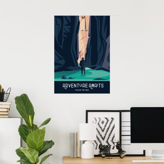 Nationaal park Zion Poster (Thuiskantoor)