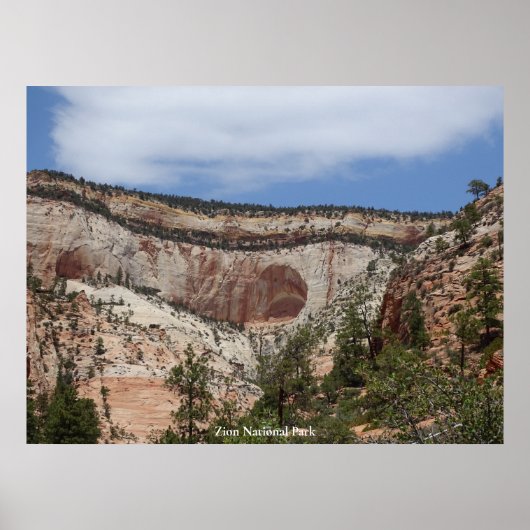 Nationaal Park Zion Poster (Voorkant)