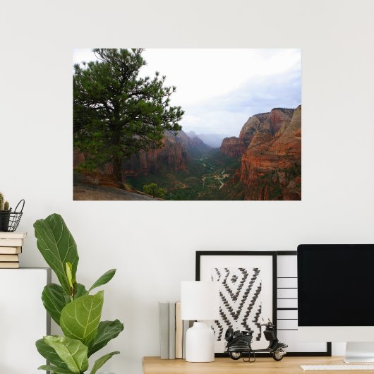 nationaal park zion poster (Thuiskantoor)