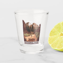 Nationaal Park Zion Shot Glas