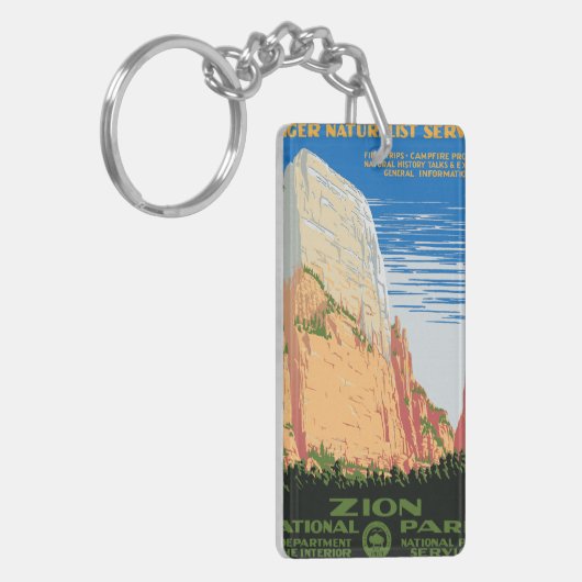 Nationaal Park Zion Sleutelhanger (Voorkant Links)