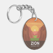  Nationaal Park Zion Sleutelhanger (Voorkant Links)