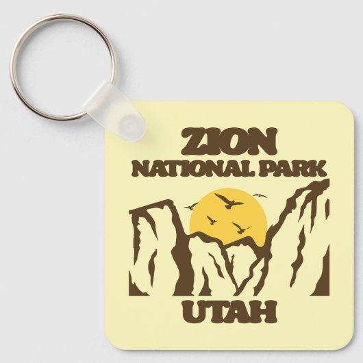 Nationaal Park Zion Sleutelhanger (Voorkant)