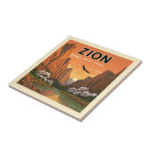 Nationaal Park  Zion Tegeltje (Zijkant)