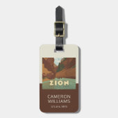Nationaal park Zion | The Narrows Bagagelabel (Voorkant verticaal)