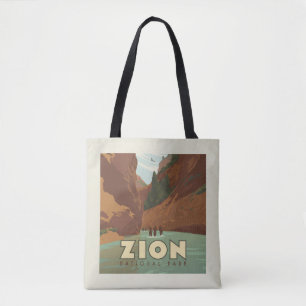 Nationaal park Zion   The Narrows Tote Bag