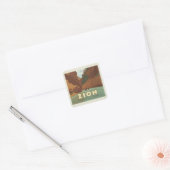 Nationaal park Zion | The Narrows Vierkante Sticker (Envelop)