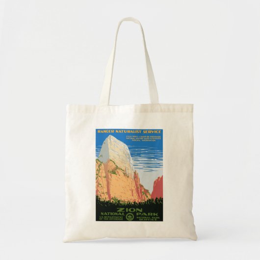 Nationaal Park Zion Tote Bag (Voorkant)