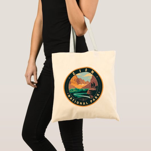 Nationaal Park Zion Tote Bag (Voorkant (product))