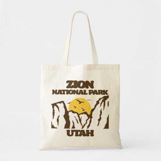 Nationaal Park Zion Tote Bag (Voorkant)